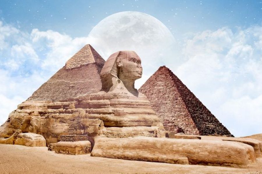 âge le sphinx en Egypte