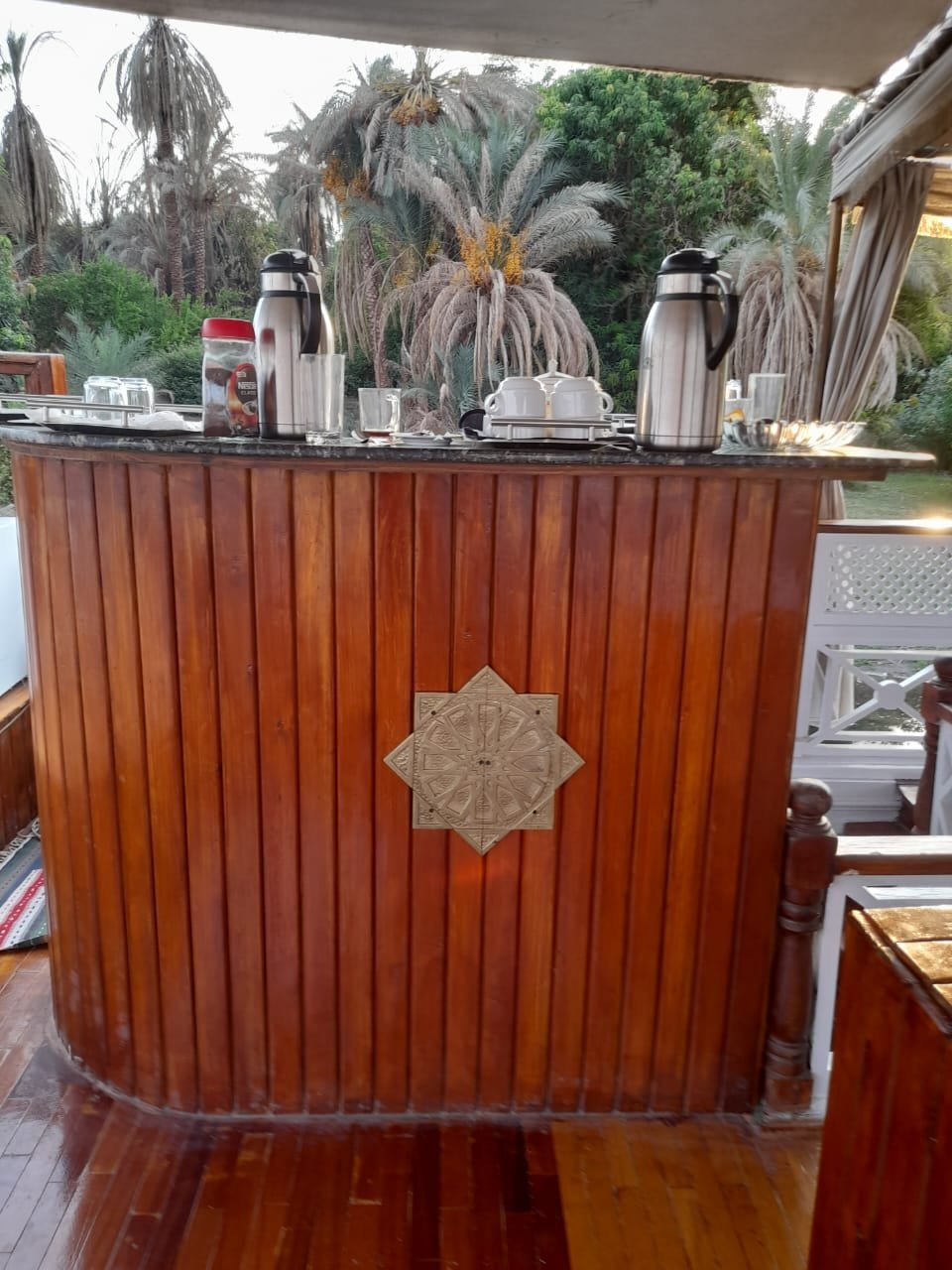 Bar à bord de la dahabeya Sam