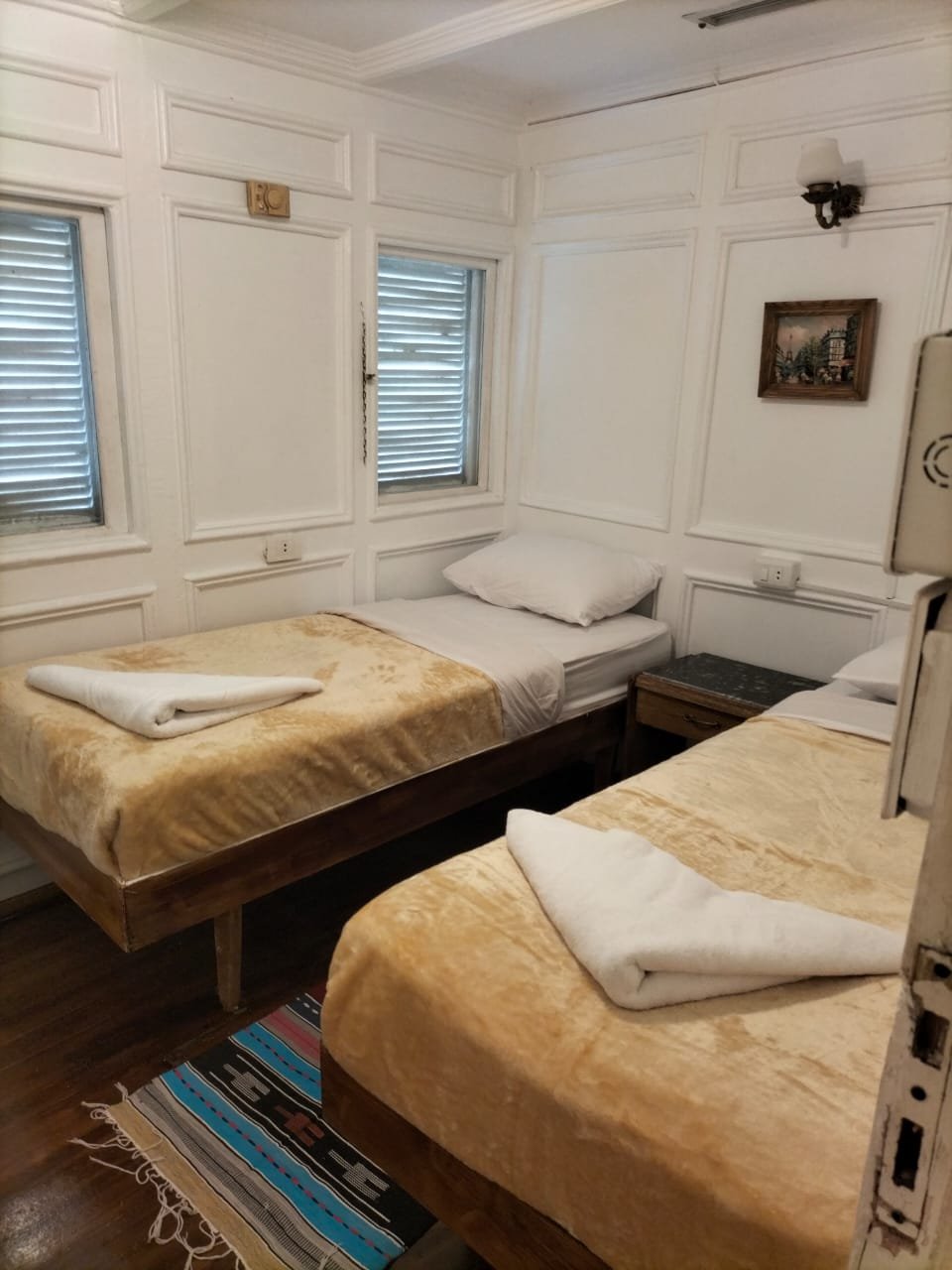 Cabine confortable à bord de la dahabeya Sam
